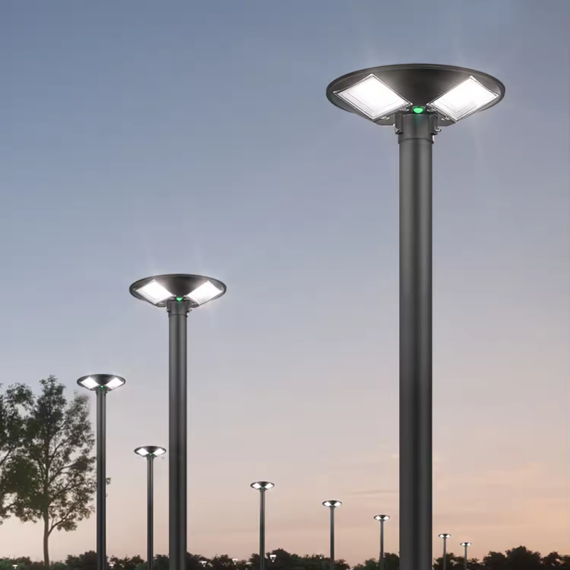 Outdoor Lighting Year Round - Solarna lampa UFO, oświetlenie na wysokim