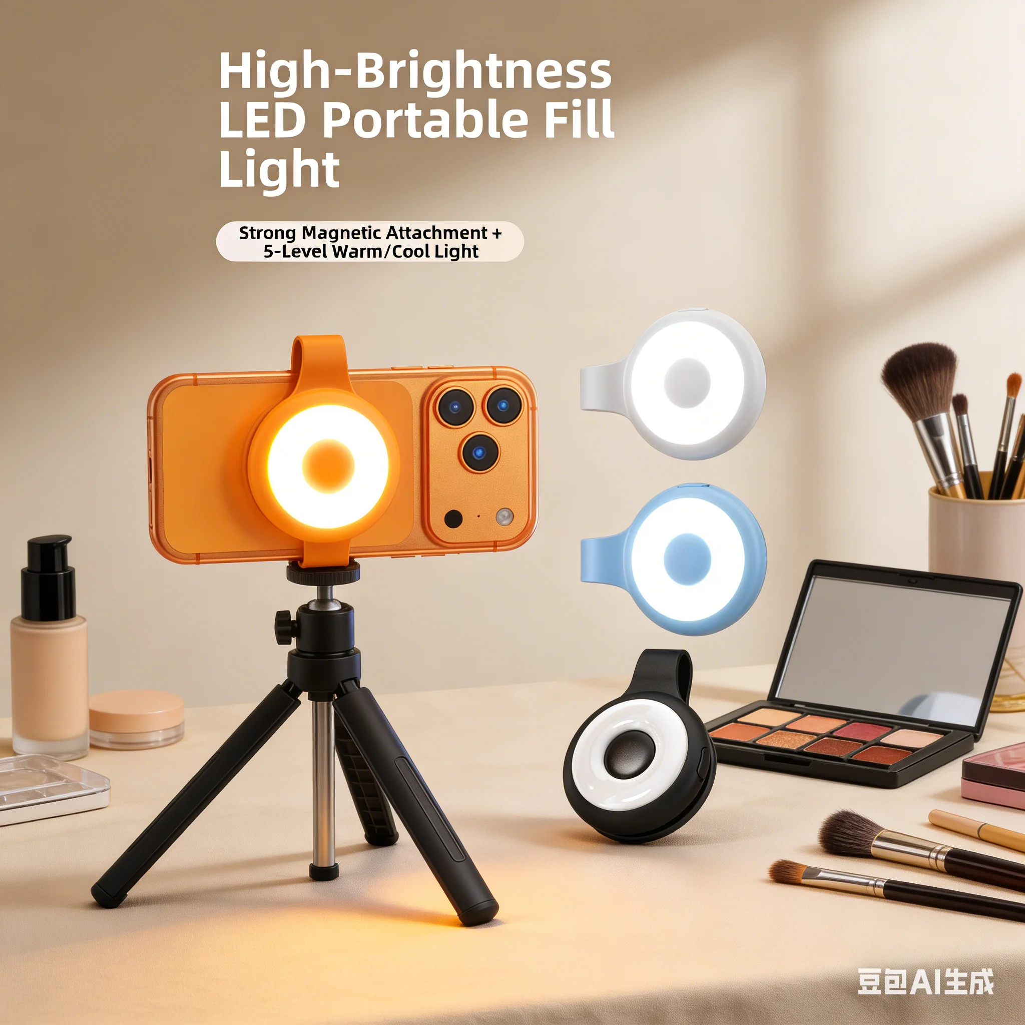 Outdoor Lighting And Camera - Lampka do telefonu ładowana przez USB,