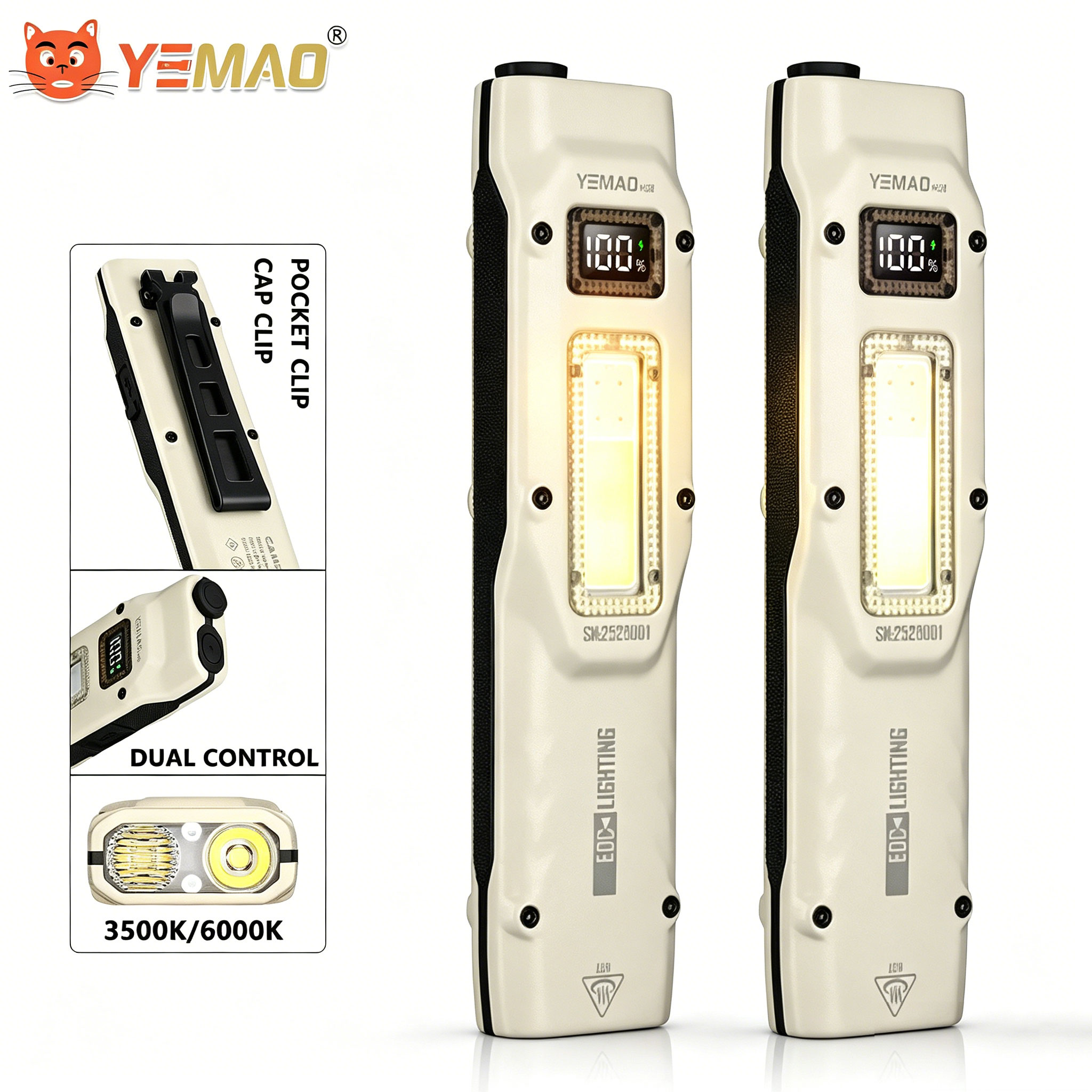 Outdoor Lighting House - Przenośna latarka taktyczna YEMAO M28 o