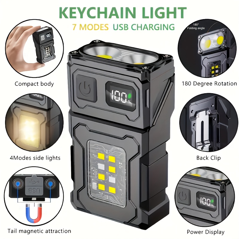 Outdoor Lighting House - Mini Latarka LED z Możliwością Ładowania,
