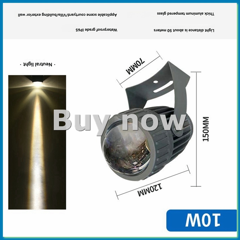 Outdoor Lighting For Garden - Zewnętrzne reflektory LED ogrodowe ścienne 10W