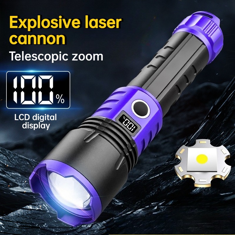 Outdoor Lighting Usb - Wielofunkcyjna, mocna latarka LED z ładowaniem
