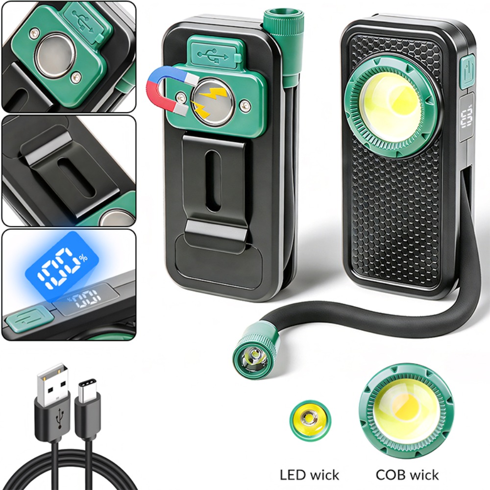 Outdoor Lighting Usb - Nowa magnetyczna lampa robocza z klipsem