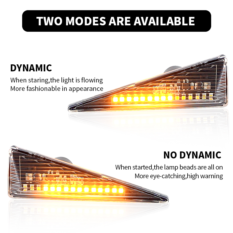 Outdoor Lighting Yellow - 2 SZT. LED Kierunkowskazy Boczne Canbus
