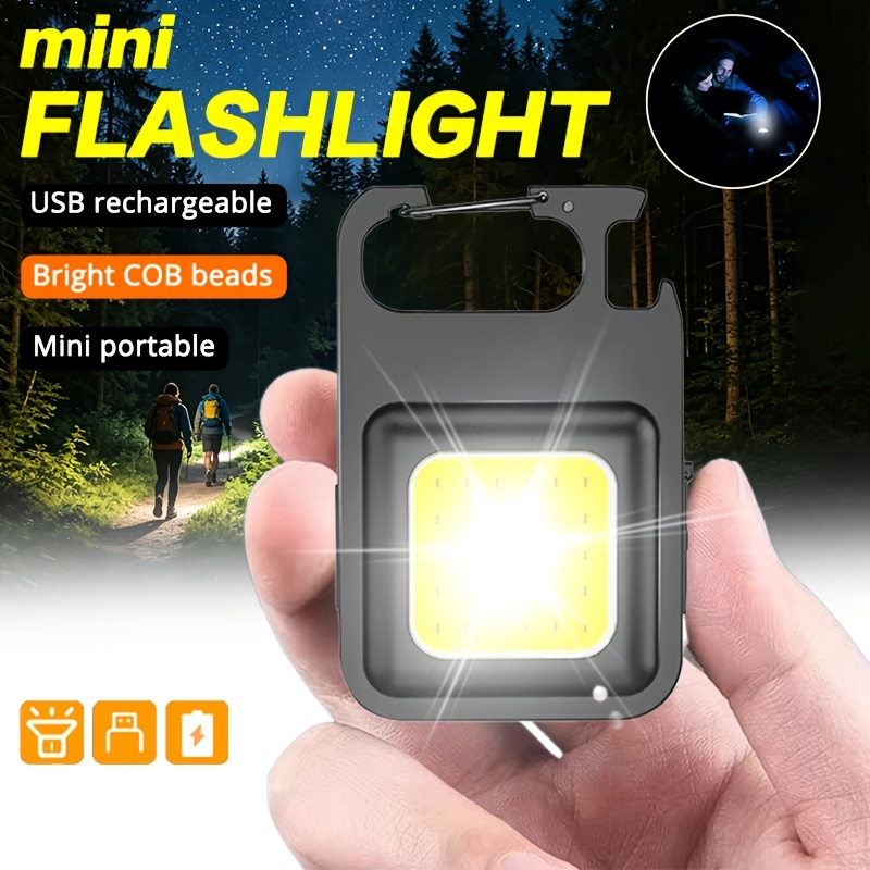 Outdoor Lighting Usb - Przenośna Latarka Brelok Mini Wielofunkcyjna Latarka