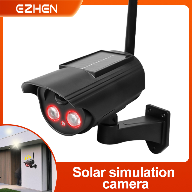 Outdoor Lighting And Camera - Zewnętrzna kamera symulująca energię słoneczną Wodoodporna
