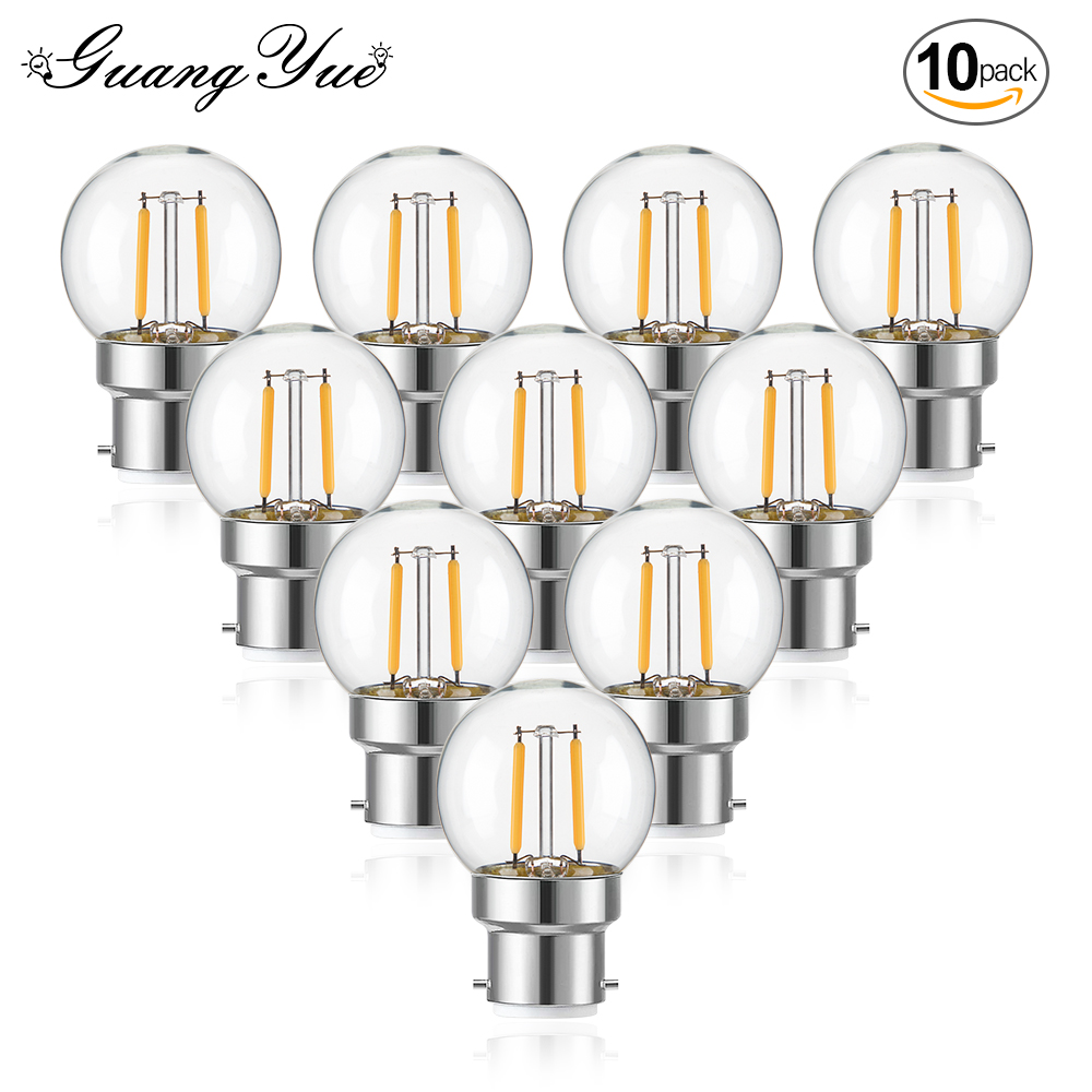 Outdoor Lighting Replacement Parts - Vintage G40 B22 Ściemnialna Żarówka Led