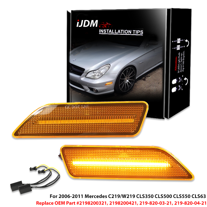 Outdoor Lighting Yellow - 2 sztuki Mercedes C219/W219 CLS350 CLS500