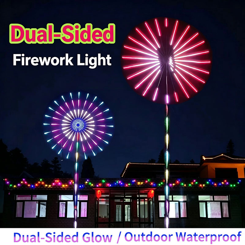 Outdoor Lighting Year Round - 24 tuby fajerwerków RGB na Nowy