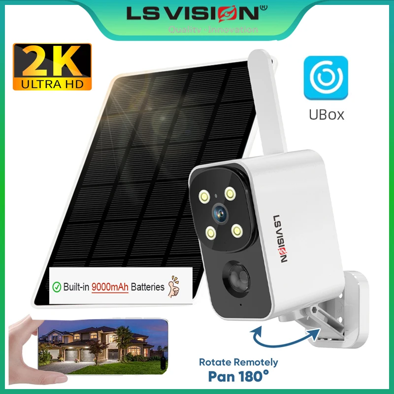 Outdoor Lighting And Camera - Kamera solarna LS VISION do użytku