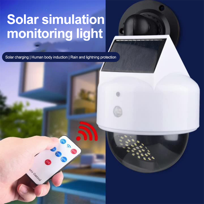 Outdoor Lighting And Camera - Kamera symulująca energię słoneczną Czujnik ruchu