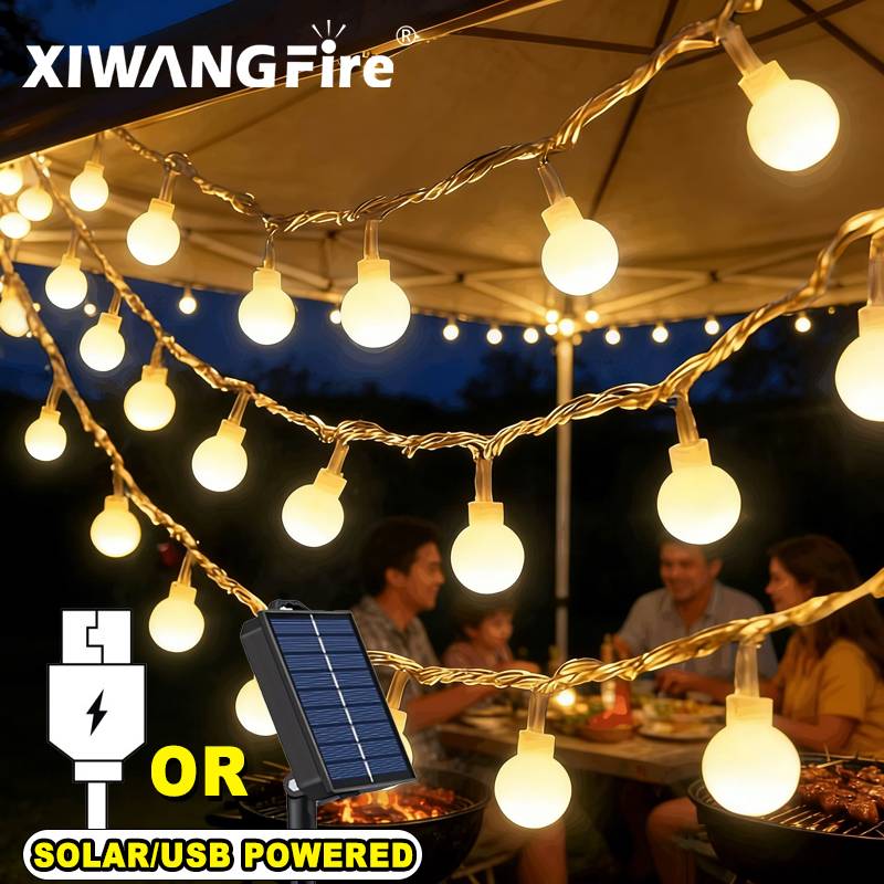 Lampki solarne/USB/bateryjne,  – Outdoor Lighting For Garden recenzja i cena