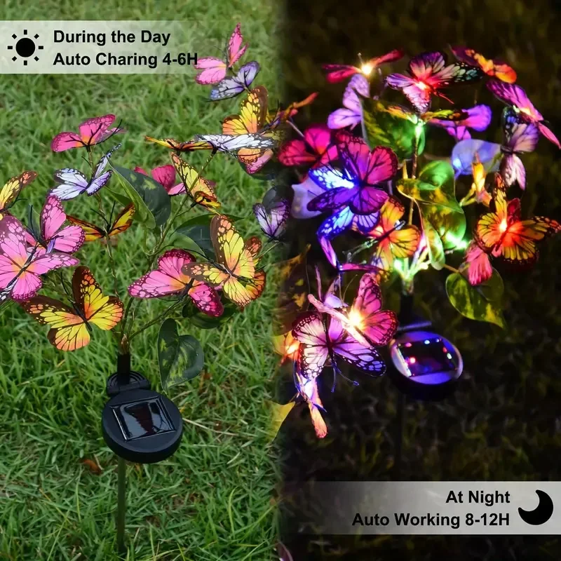 Solarny LED Motyl Lampki Ogrod – Outdoor Lighting Xmas recenzja i cena