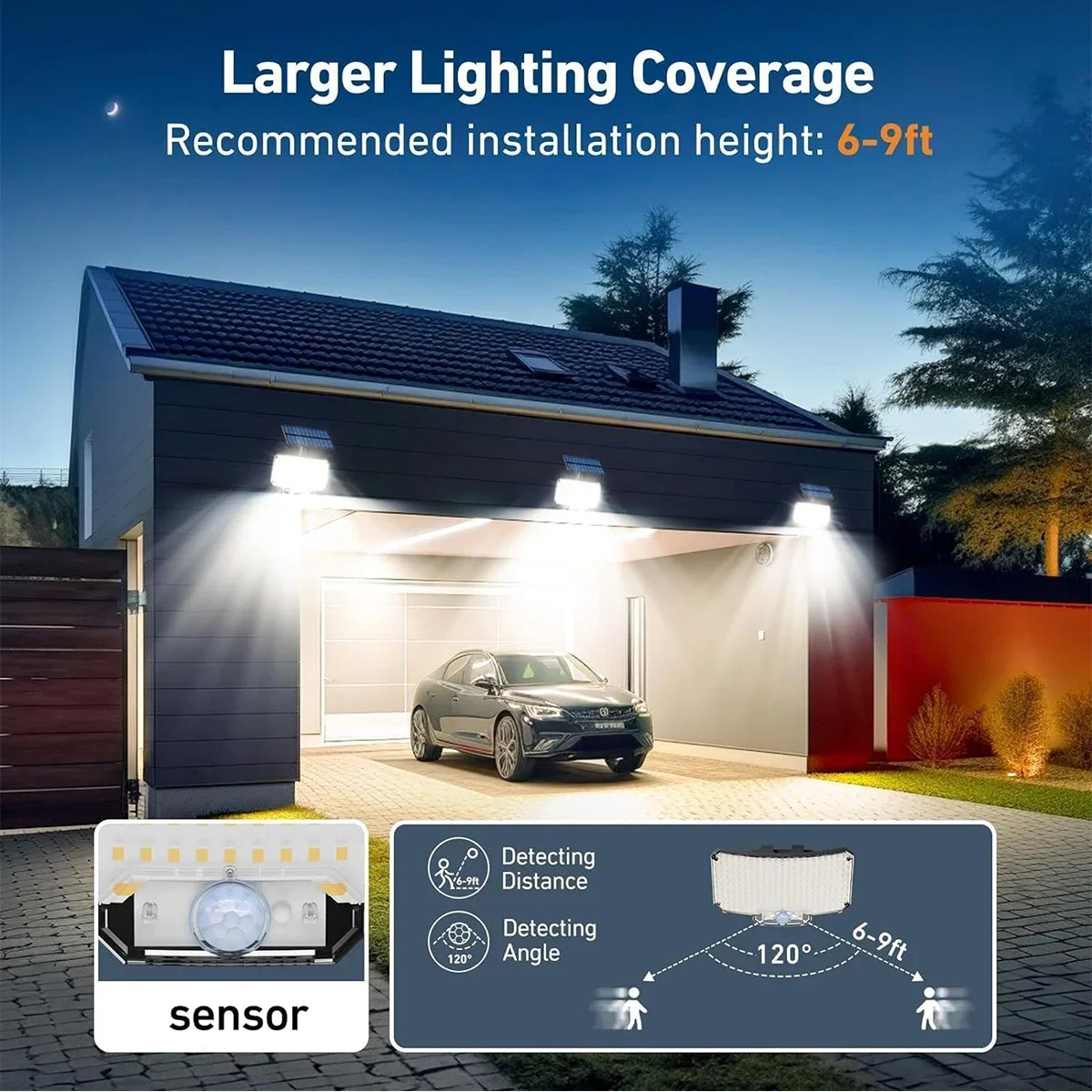 234 LED Solarne Lampy Zewnętrz – Outdoor Lighting For Garden recenzja i cena