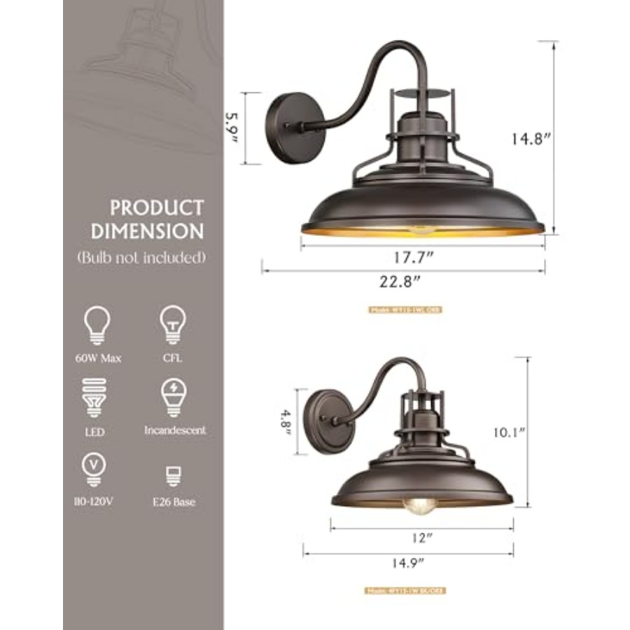 Zewnętrzna lampa do stodoły, z – Wall Lighting Outdoor recenzja i cena