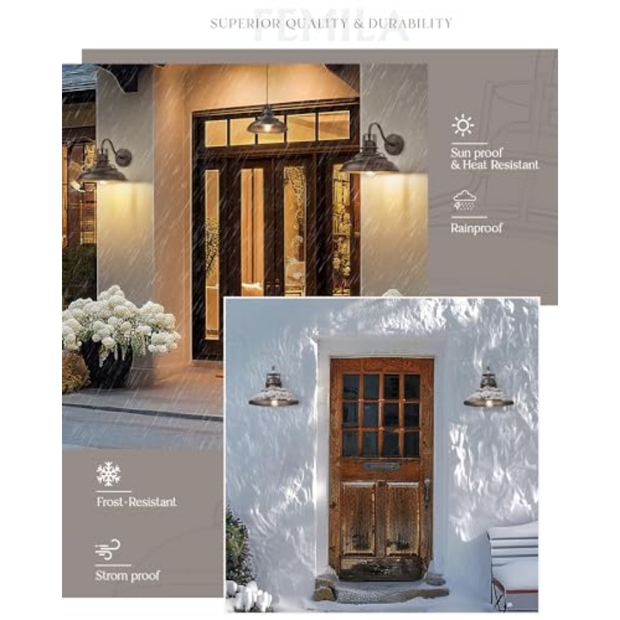 Zewnętrzna lampa do stodoły, z – Wall Lighting Outdoor recenzja i cena