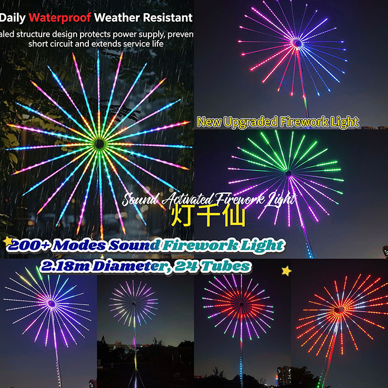 Światła fajerwerkowe reagujące – Outdoor Lighting Year Round recenzja i cena