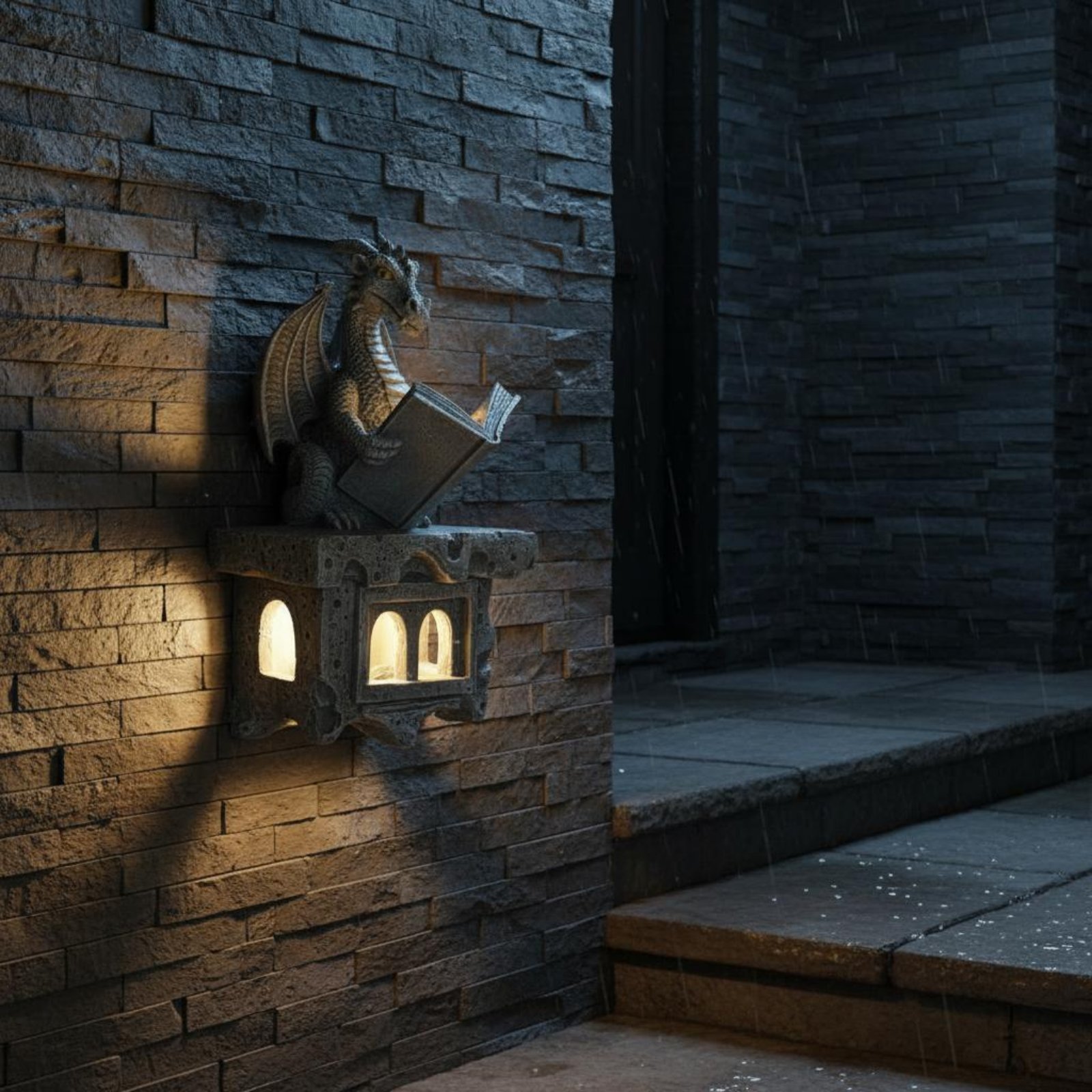 Solarna Lampa Ścienna Wyvern A – Wall Lighting Outdoor recenzja i cena
