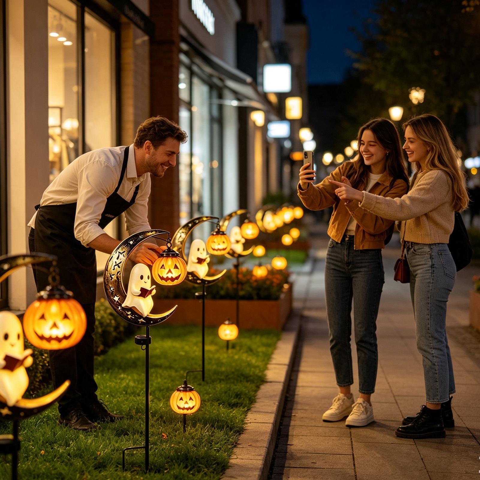 Halloweenowa solarna lampa ogr – Solar Path Light recenzja i cena
