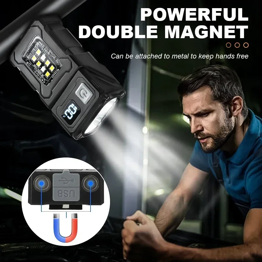 Mini USB Latarka LED z magnese – Outdoor Lighting Nearby recenzja i cena