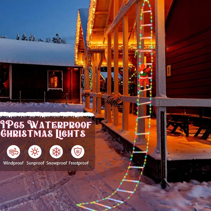 Świąteczne lampki LED, dekorac – Outdoor Lighting Xmas recenzja i cena