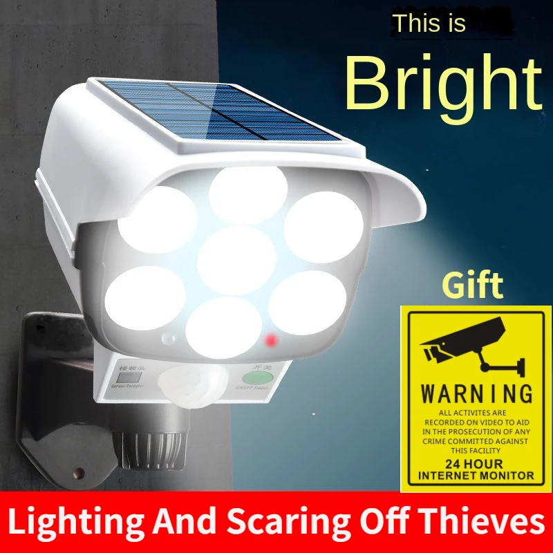 Zewnętrzna lampa słoneczna z c – Outdoor Lighting And Camera recenzja i cena