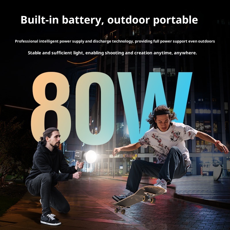 ZGRL80 80W COB LED Lampa Wideo – Outdoor Lighting In Photography recenzja i cena