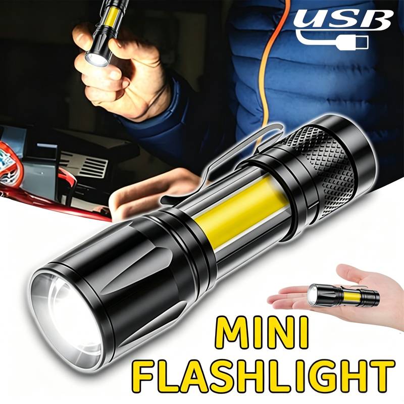 Mini Latarka LED COB, Przenośn – Outdoor Lighting Usb recenzja i cena