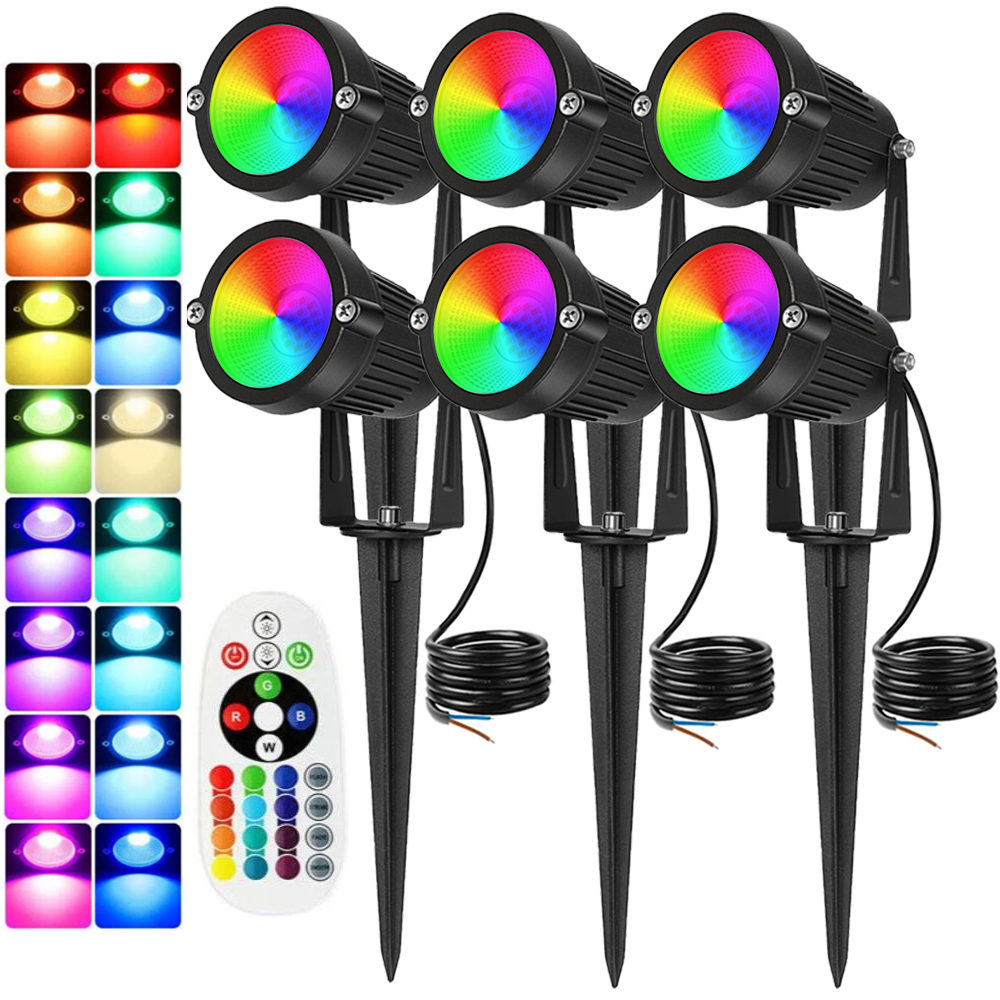 Oświetlenie krajobrazowe RGBW  – Outdoor Lighting For Garden recenzja i cena