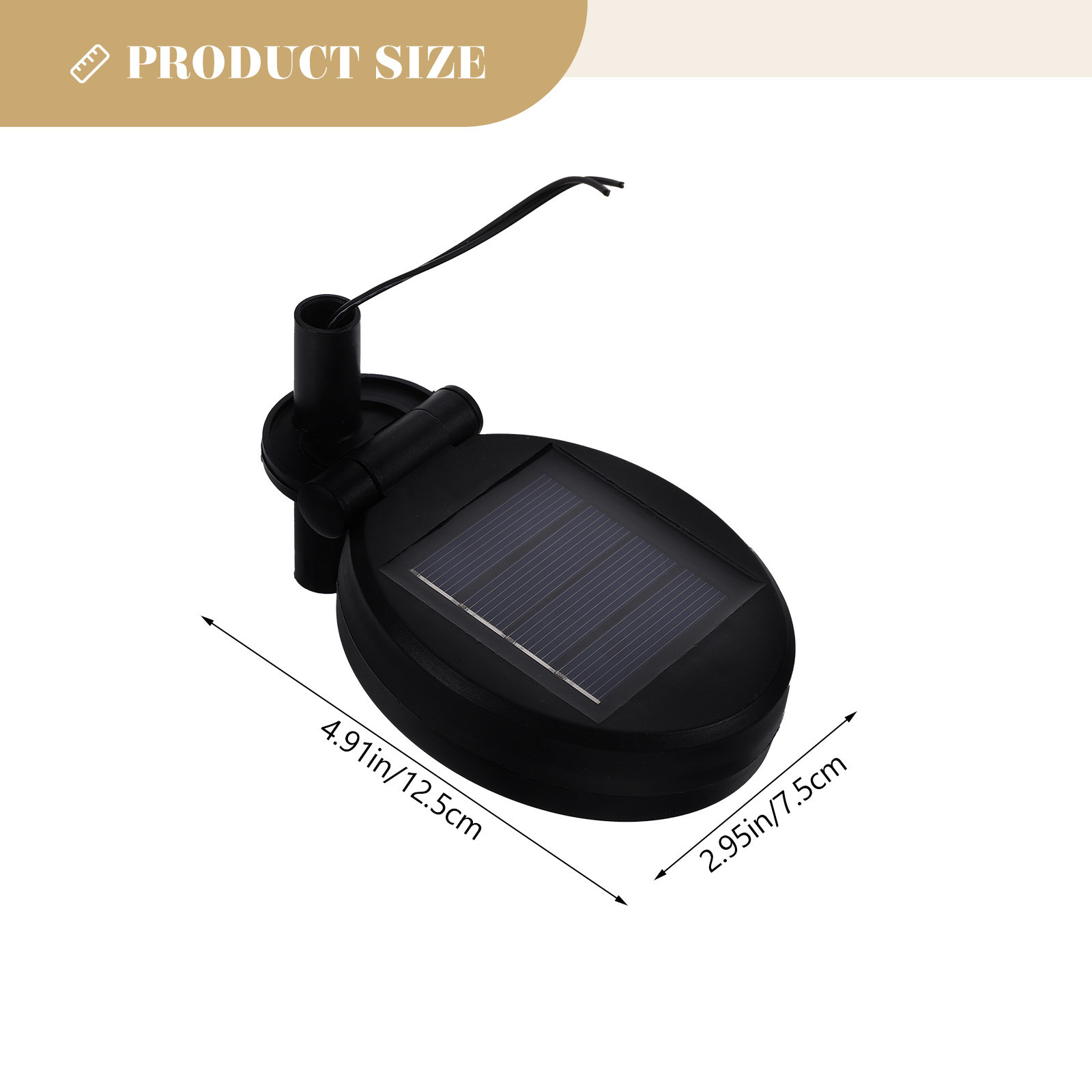 2 szt. Mini Panele Słoneczne - – Outdoor Lighting Replacement Parts recenzja i cena