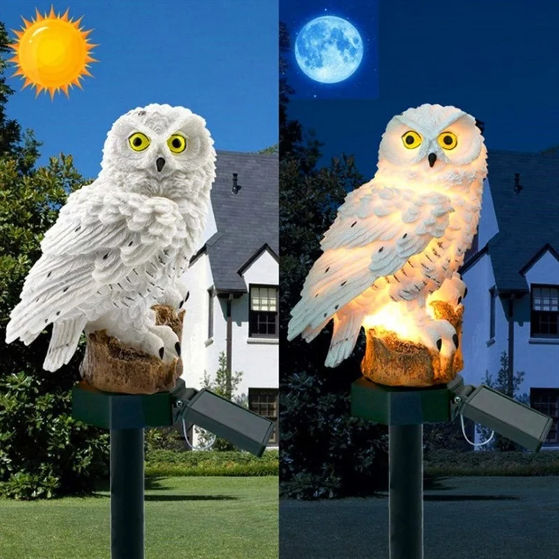 Solarna Statua Sowy, Lampa Ogr – Outdoor Lighting House recenzja i cena