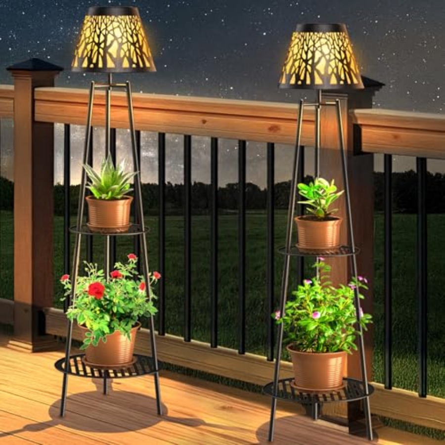 Zestaw 2 zewnętrznych solarnyc – Outdoor Lighting For Garden recenzja i cena