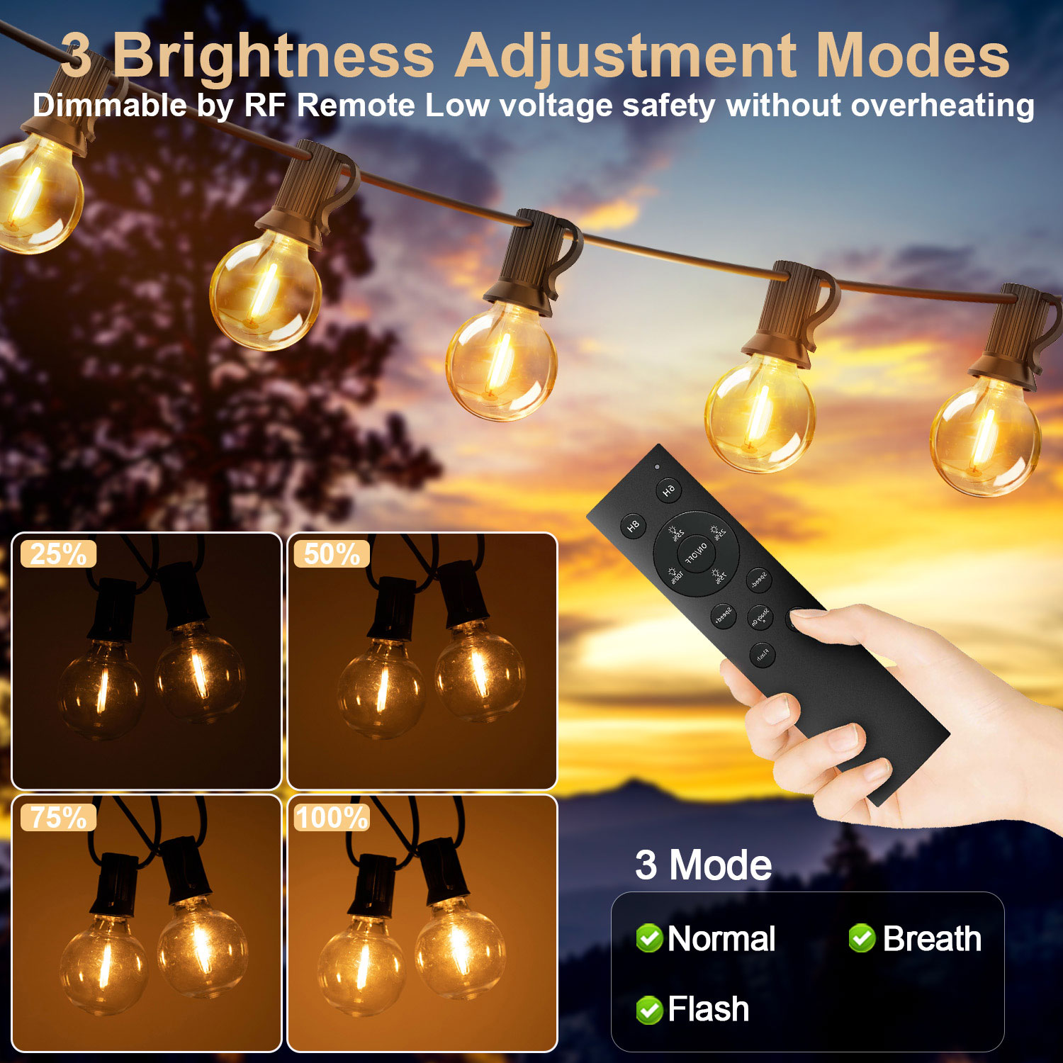 15M 30M Lampki LED G40 24V z P – Outdoor Lighting Year Round recenzja i cena