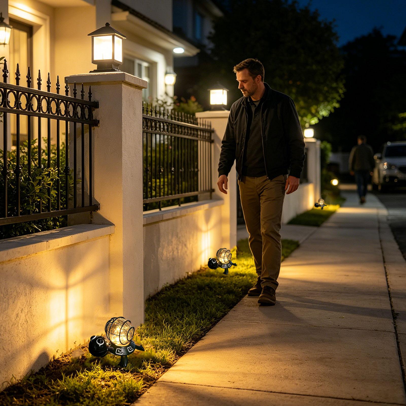Żółwie Lampki Solarne Ogrodowe – Solar Path Light recenzja i cena