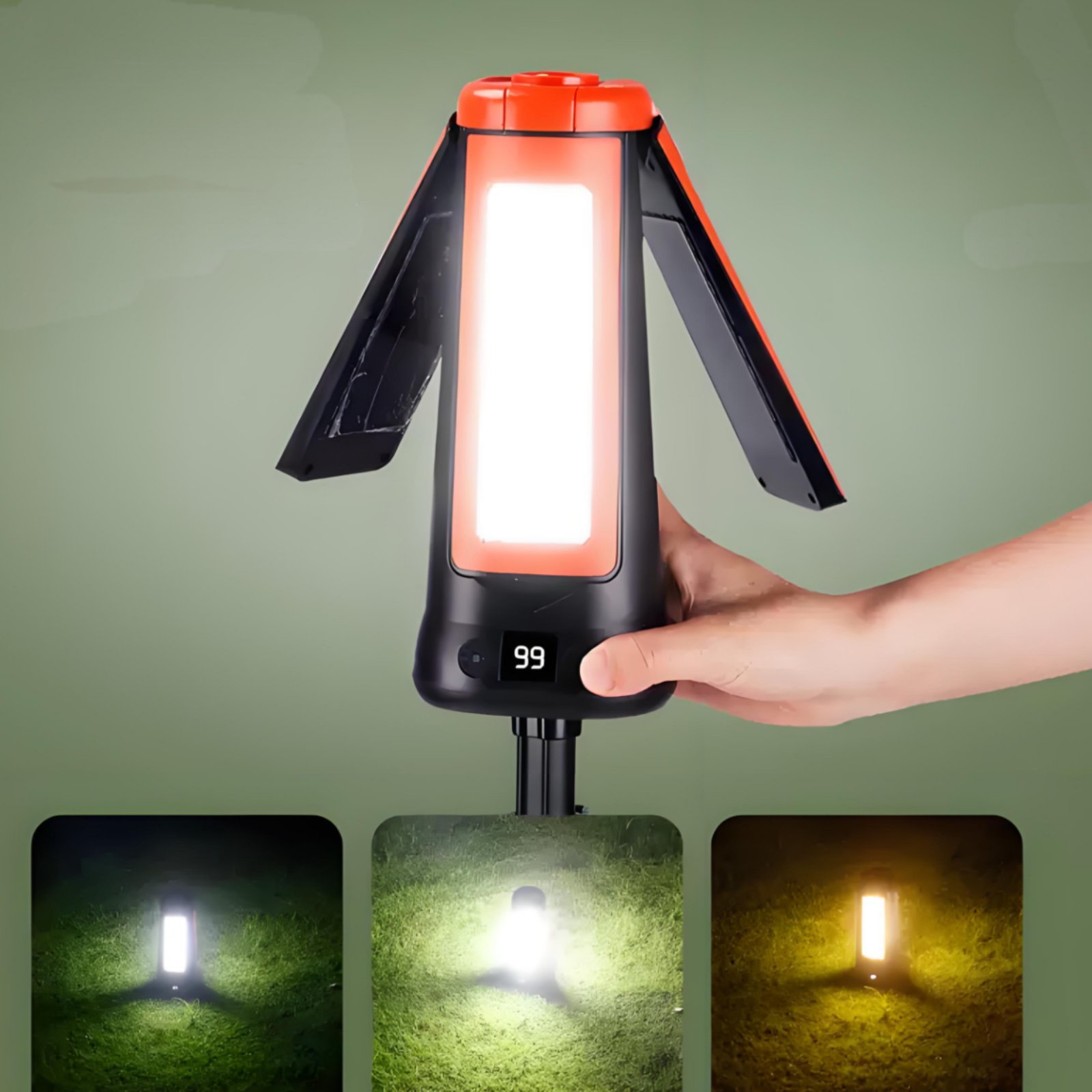 Teleskopowa lampa do namiotu z – Outdoor Lighting For Camping recenzja i cena