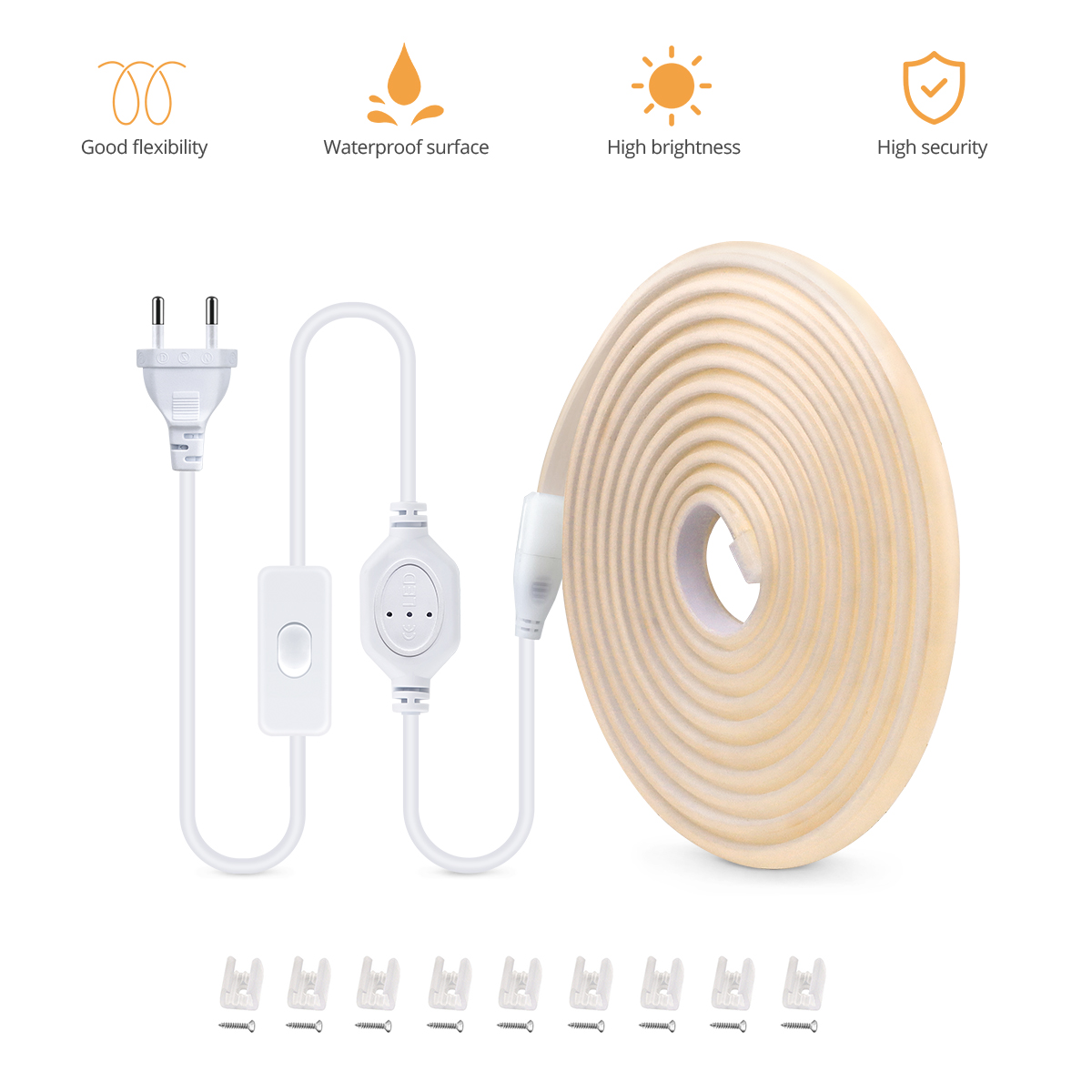 Taśma LED COB 110V 220V Zewnęt – Outdoor Lighting Xmas recenzja i cena