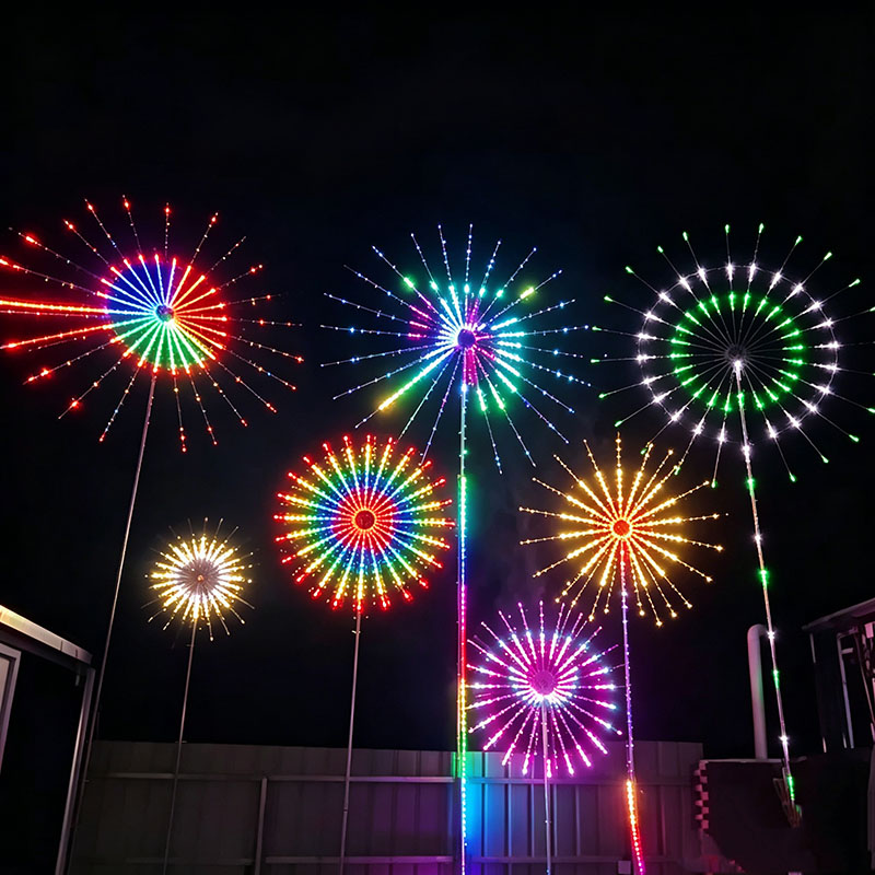 24 tuby fajerwerków RGB na Now – Outdoor Lighting Year Round recenzja i cena
