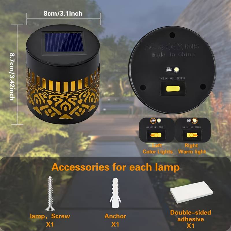 2-pak solarnych lamp ogrodowyc – Outdoor Lighting Yellow recenzja i cena