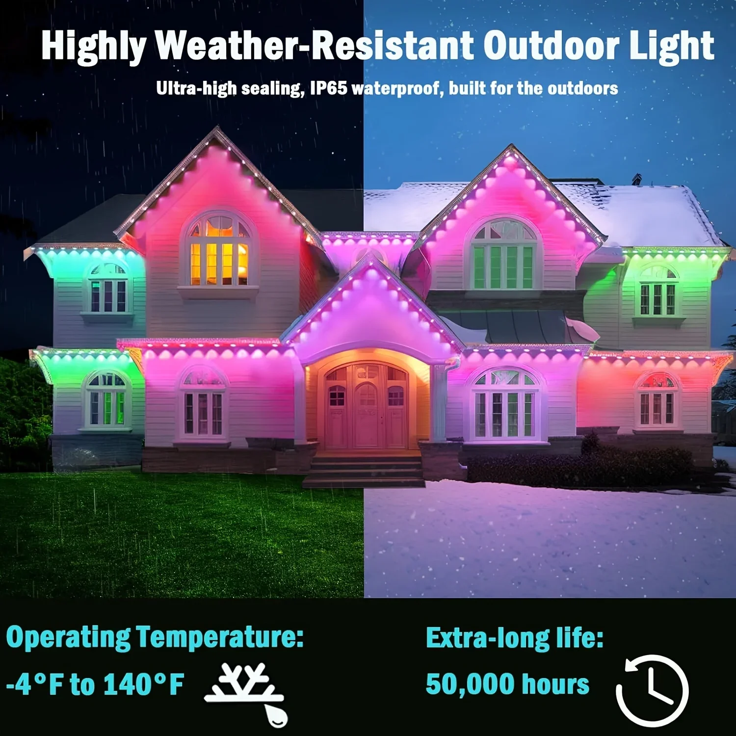 300FT Trwałe Listwy LED RGB In – Outdoor Lighting Xmas recenzja i cena