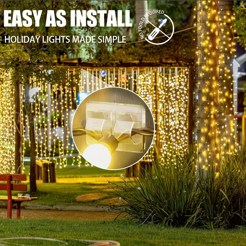 4/10 szt. Haczyków do lampek z – Outdoor Lighting Xmas recenzja i cena