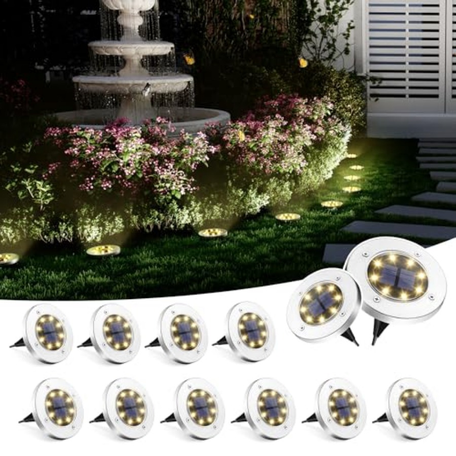 Solarne lampy gruntowe, solarn – Outdoor Lighting For Garden recenzja i cena